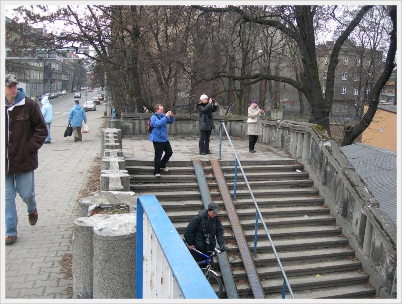 Zabytkowe schody promenady. Stycze 2008. Fot.: Braciszek